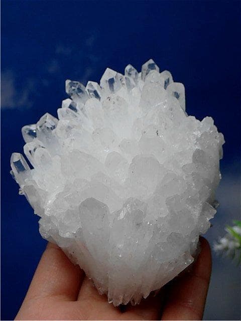 AAA級高透明度天然水晶クラスターYT6B6/148B182C