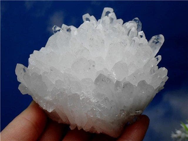 AAA級高透明度天然水晶クラスターYT6B6/148B182C