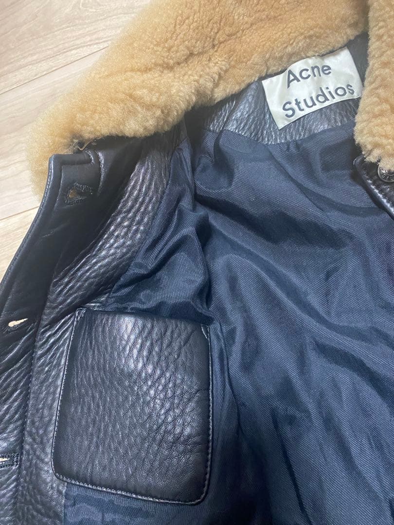 Acne Studios ラムレザー ジャケット 36