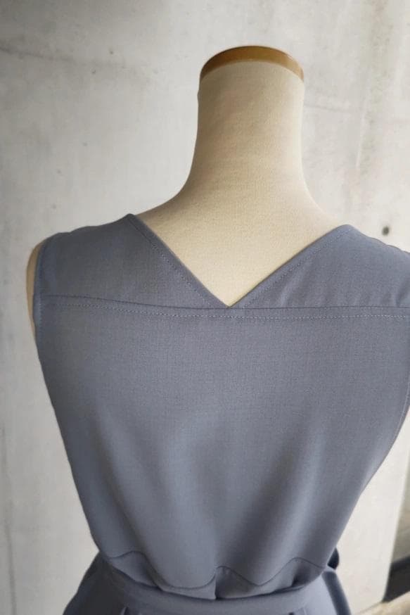 茶道お稽古に最適。ロングエプロン【7L-10L/日本製】127100-39-3