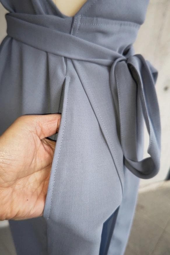 茶道お稽古に最適。ロングエプロン【7L-10L/日本製】127100-39-3