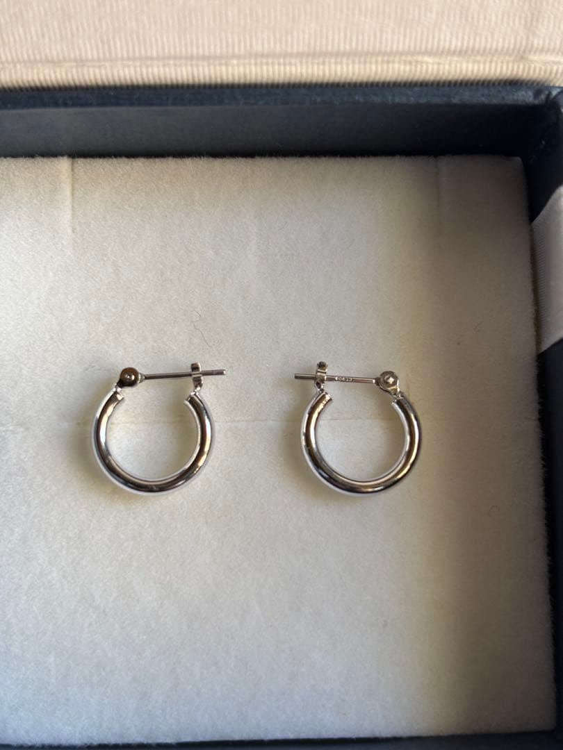 プラチナ900 フープピアス