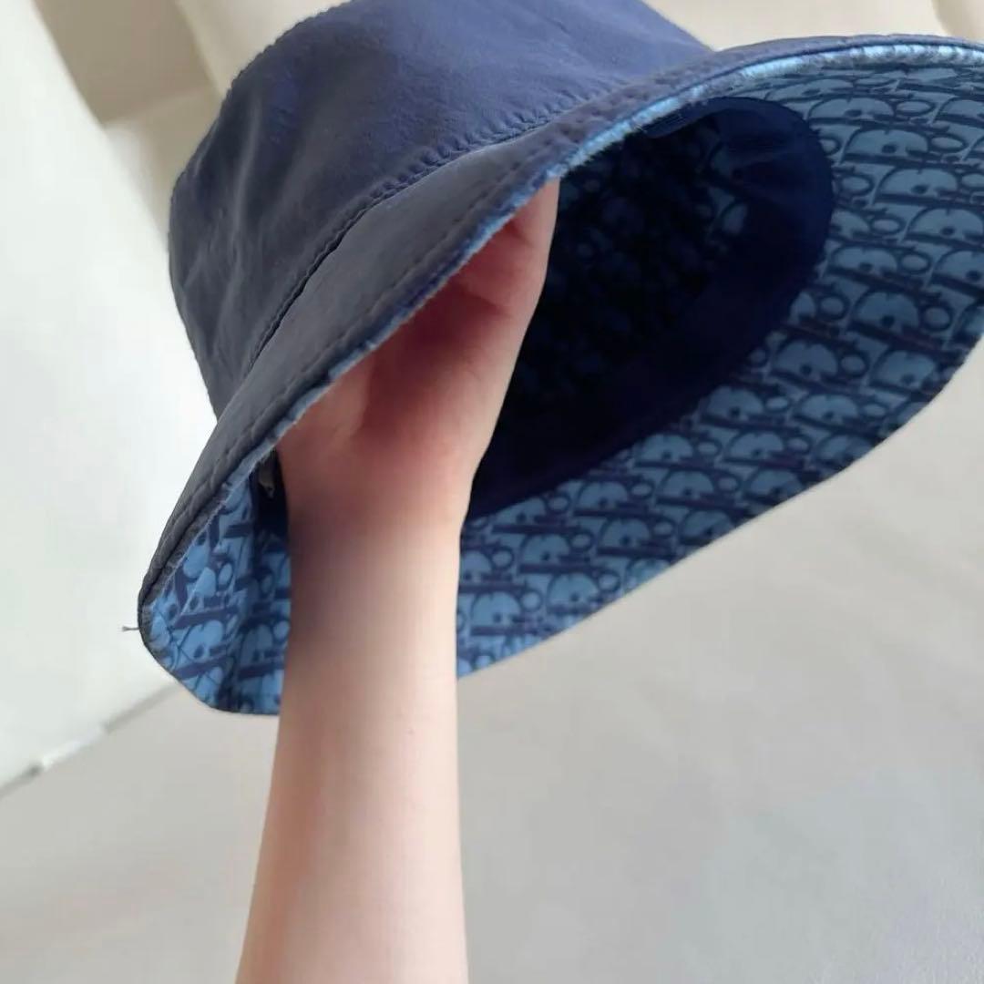 Christian Dior ネイビー バケットハット M