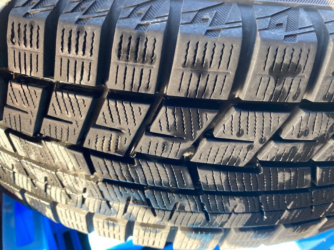 ポロ DBA-6RCBZ 15インチ スタッドレスタイヤ 5スポークホイール