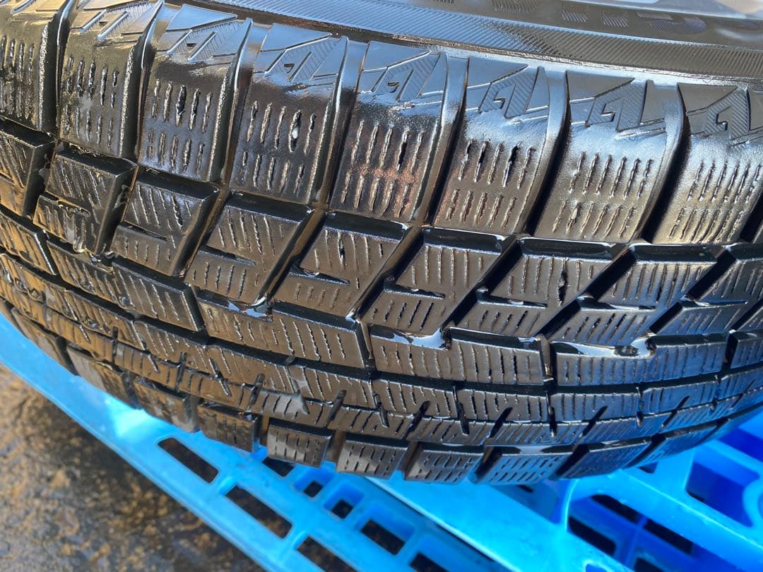 ポロ DBA-6RCBZ 15インチ スタッドレスタイヤ 5スポークホイール