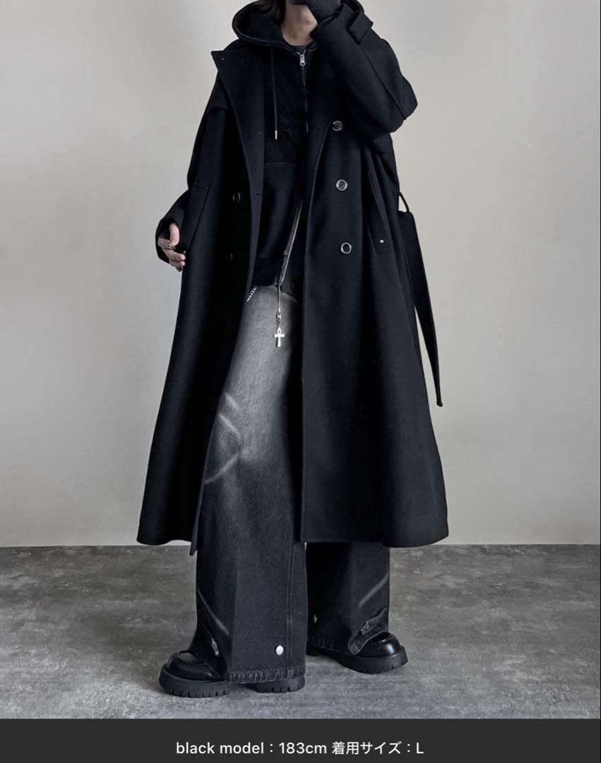 [ADRER] THE LONG COAT/ザロングコート　S