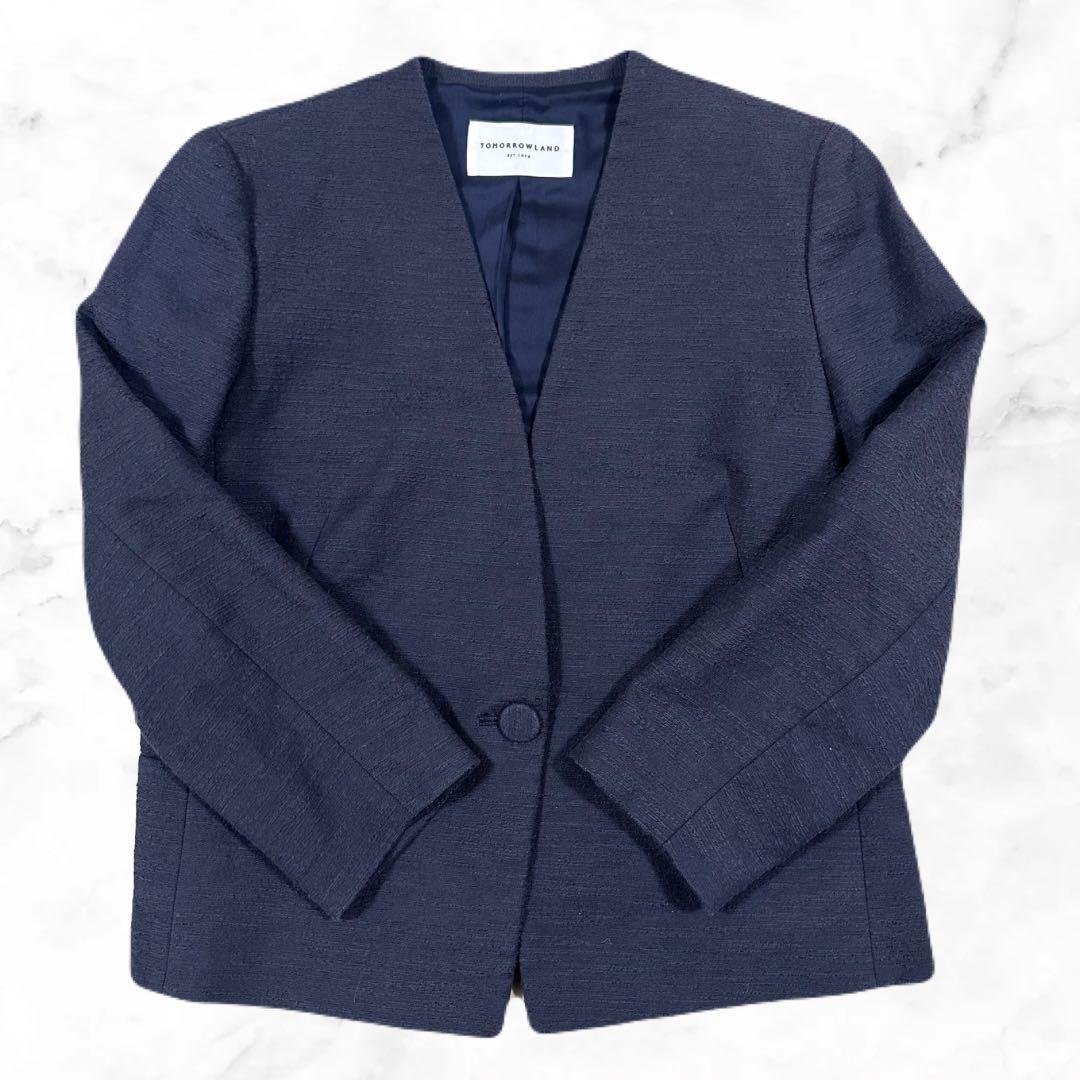 TOMORROW LAND セットアップ ノーカラー パンツスーツ Mサイズ