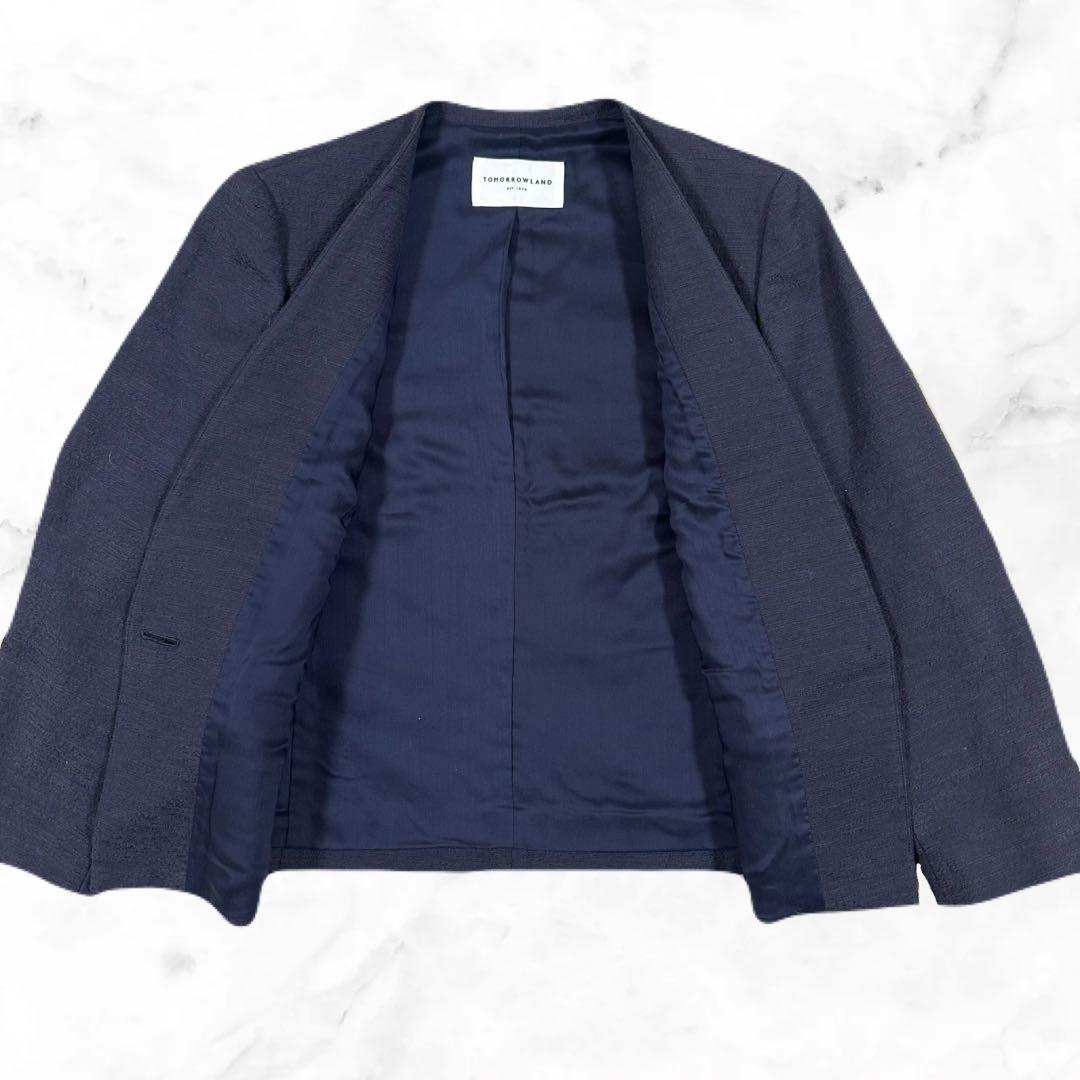 TOMORROW LAND セットアップ ノーカラー パンツスーツ Mサイズ