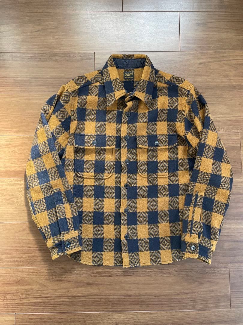 TENDERLOIN テンダーロイン バッファローチェック CPO マスタード