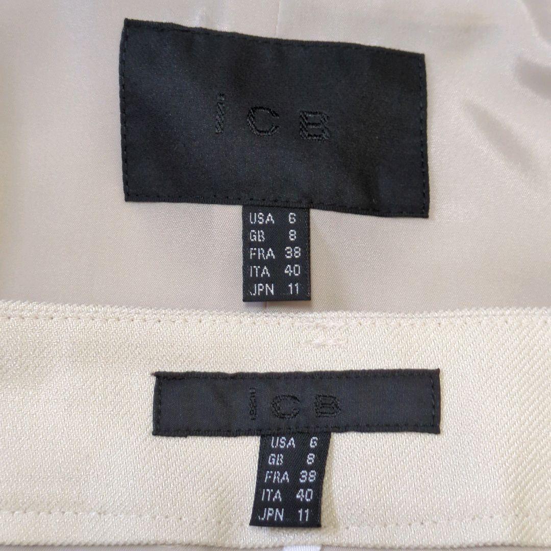 icb BrightCrossノーカラージャケット パンツ大きい サイズ　6