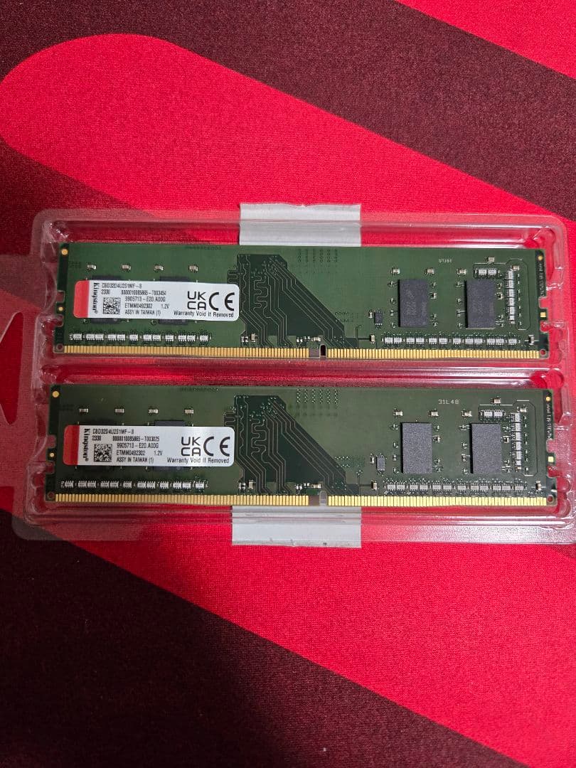 Kingston　16GB(8GB×2) PC4-25600　DDR4-3200