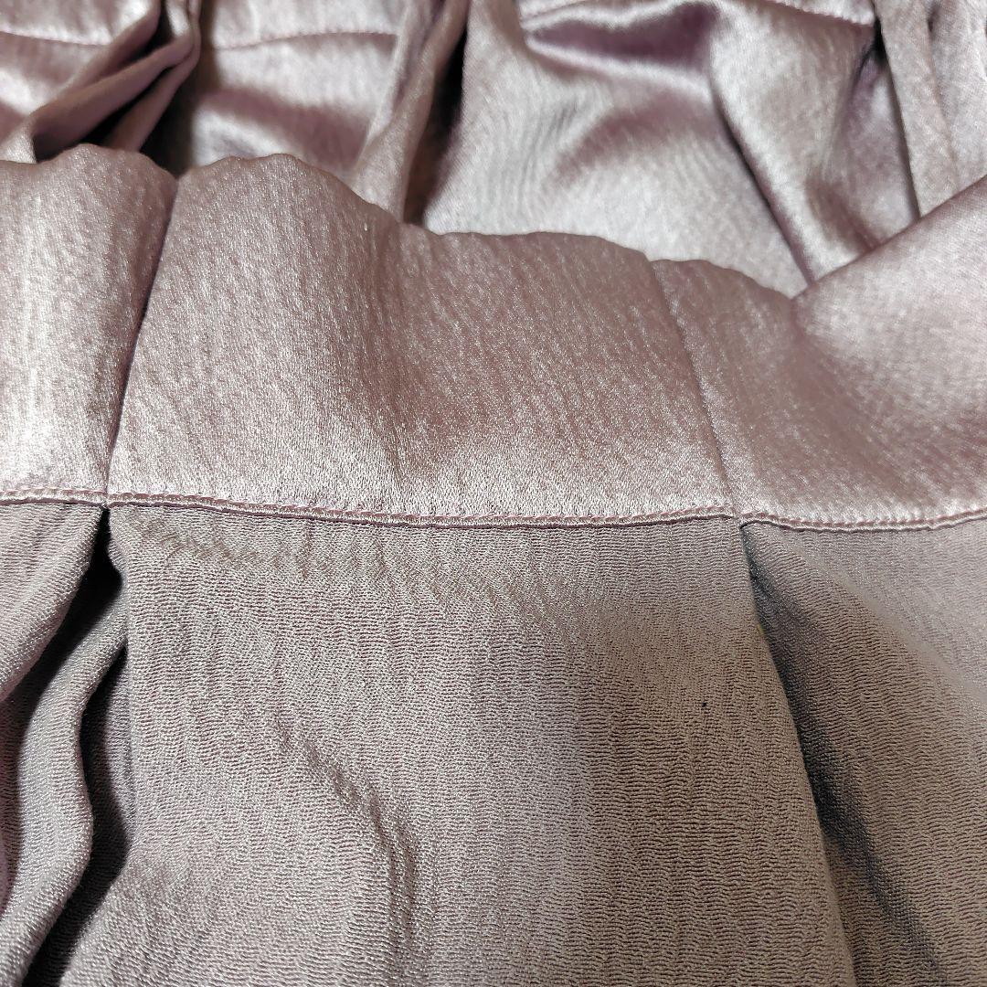 川島織物　未使用　オーダー品　プリーツカーテン　紫系