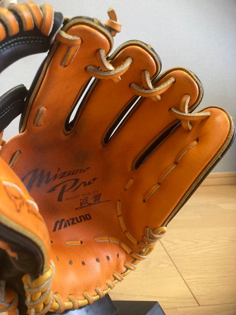 ミズノプロ　波賀クラフティッド　美品　硬式　オーダーグローブ