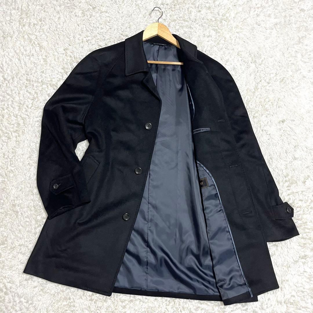 ✨未使用級✨AVANT カシミヤ100% ステンカラーコート 比翼ボタン XL