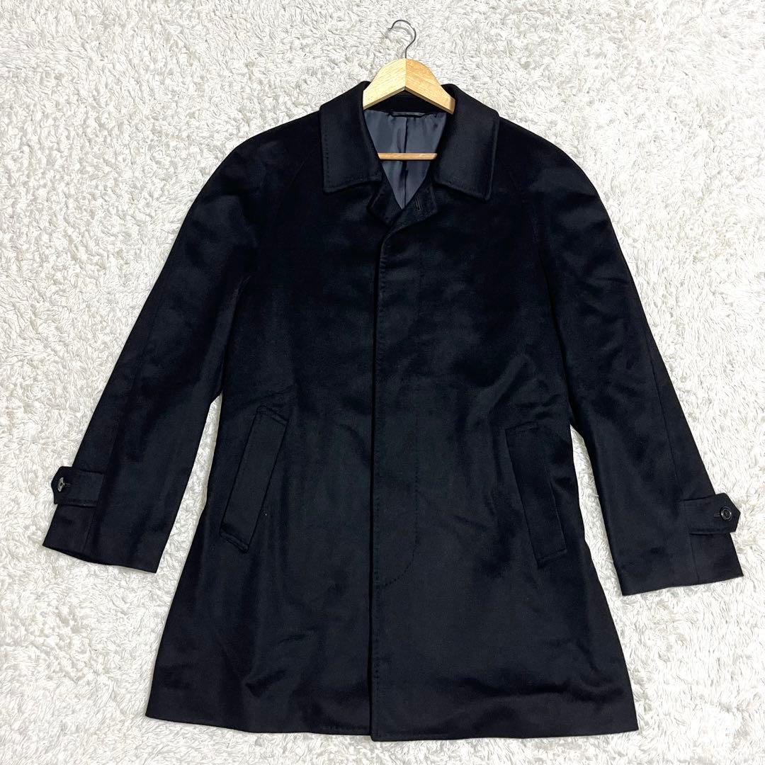 ✨未使用級✨AVANT カシミヤ100% ステンカラーコート 比翼ボタン XL