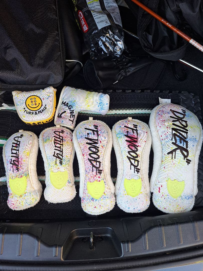 Russelluna キャディバッグ ヘッドカバーセット