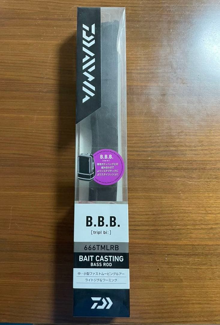 Daiwa Ｂ•Ｂ•Ｂトリプルビー ベイトロッド　666TMLRBルアーロッド
