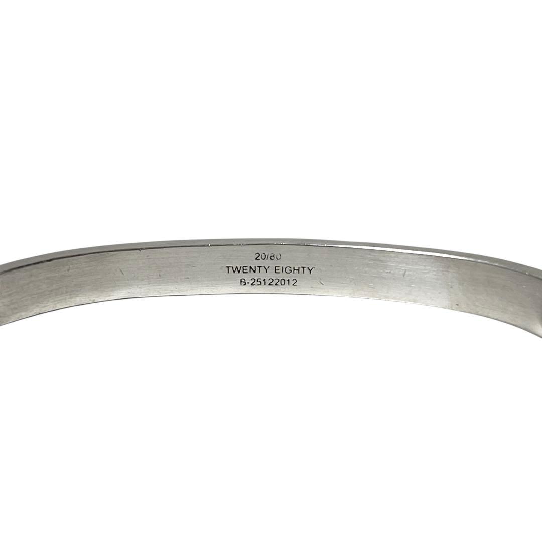 20/80 STERLING ID ブレスレット シルバー925 サイズ2 美品