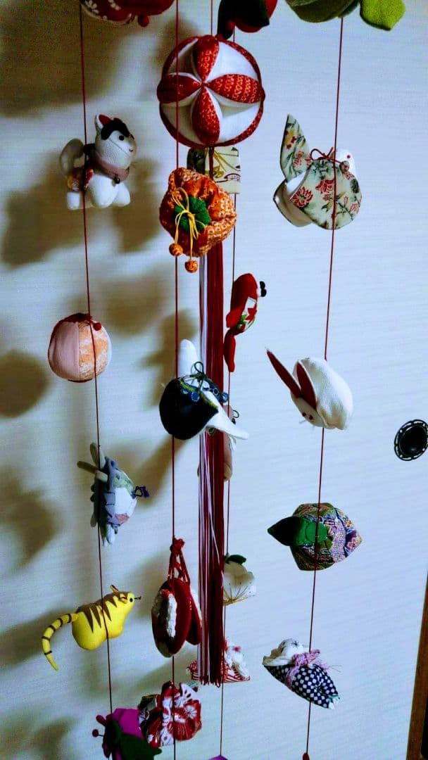 ⑨新品　世界でたったひとつの吊るし飾り