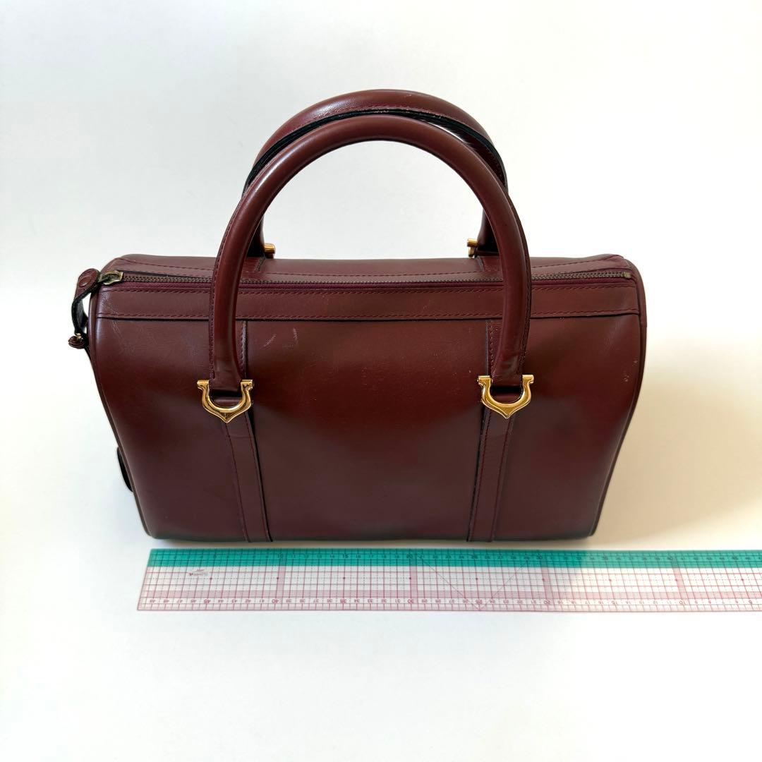 カルティエ マストライン レザー ボストンバッグ 2C Cartier