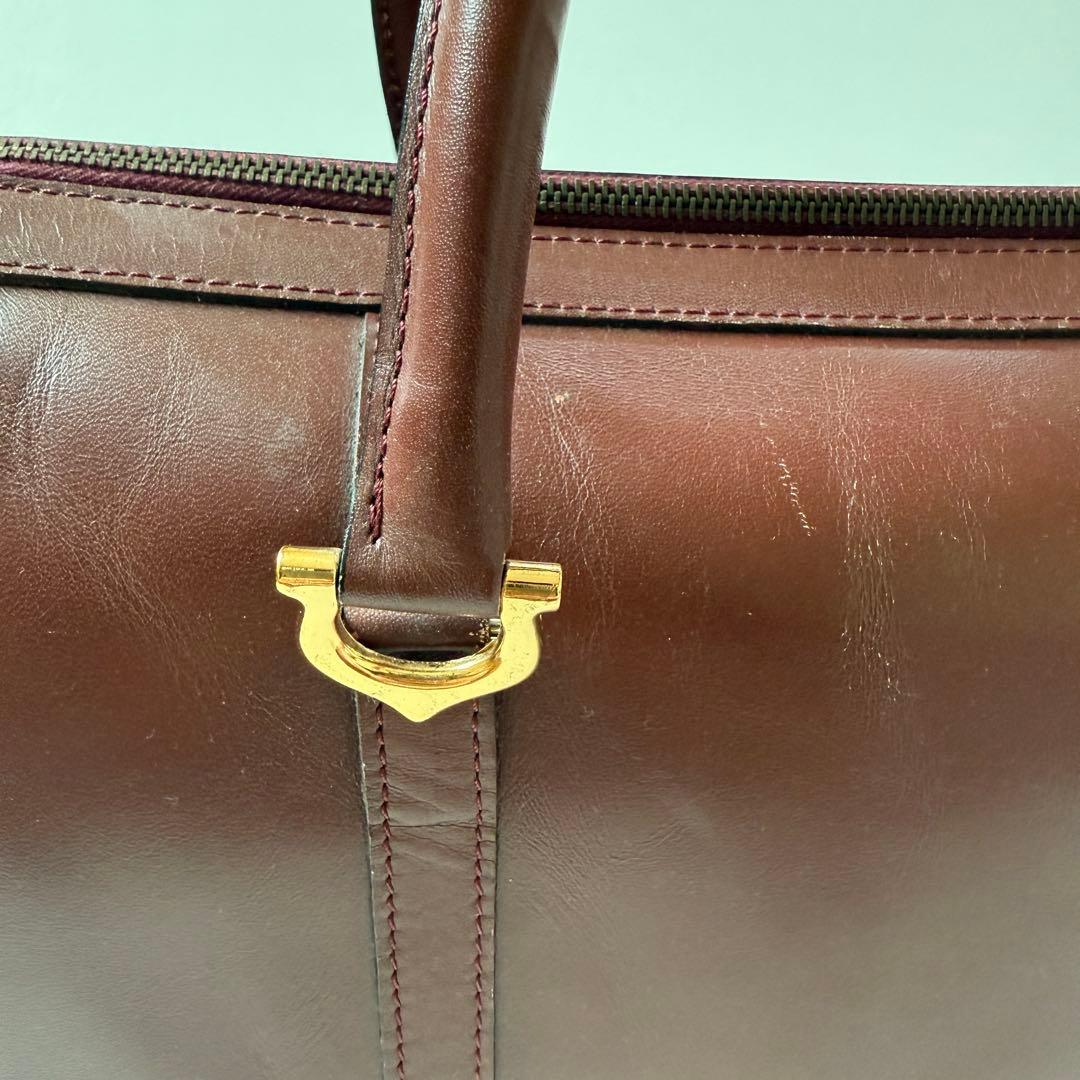 カルティエ マストライン レザー ボストンバッグ 2C Cartier