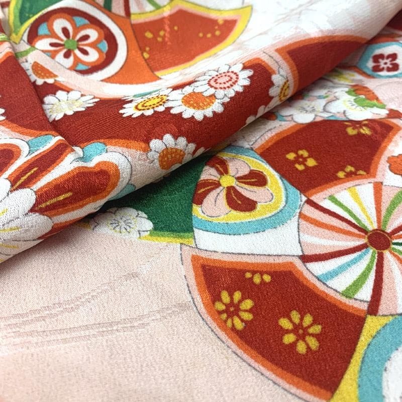 407ag19,小物類■七五三 七歳 アンティーク着物&開き帯 鞠 結び紐■良好