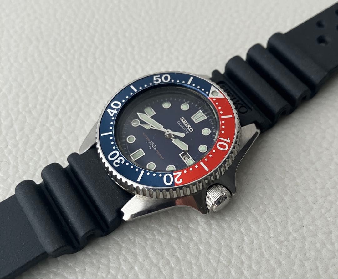 【稼働品】【ボーイズサイズ】セイコー ダイバー2625-001Bクォーツ