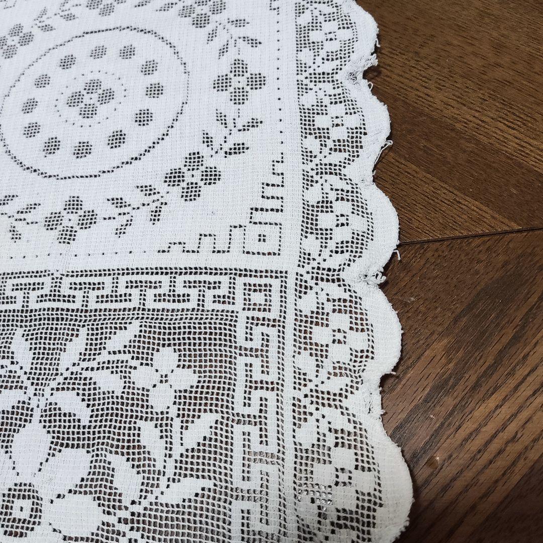 レースのテーブルクロス　インテリア敷物　レースクロス　152 x 120