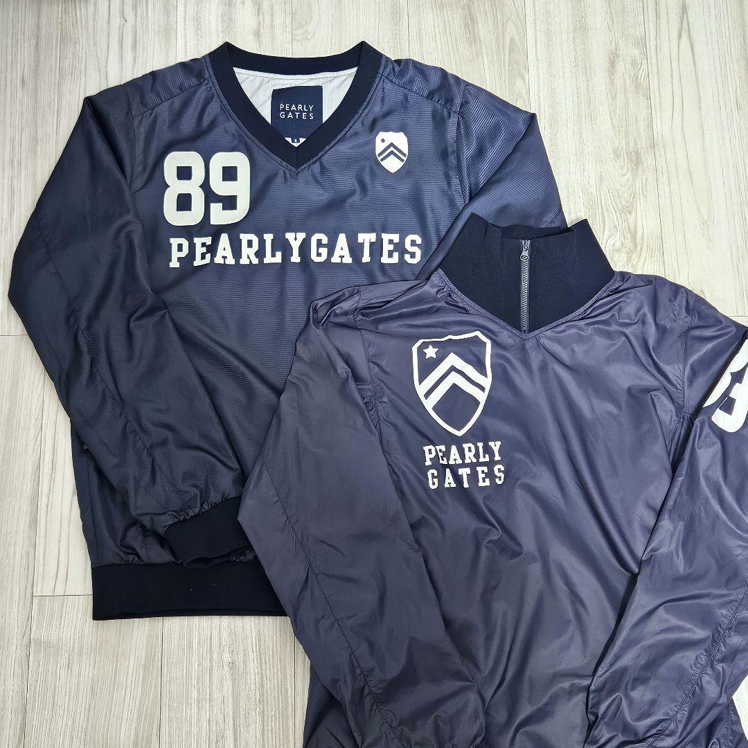 PEARLY GATES 4【Mサイズ】ツインスニードジャック ネイビー89