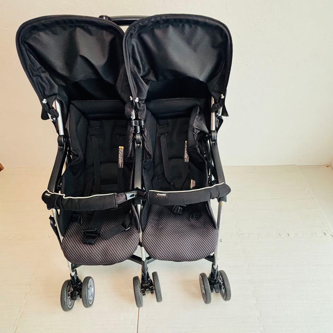 combiコンビツインスピン 2人乗り双子 取扱説明書付属