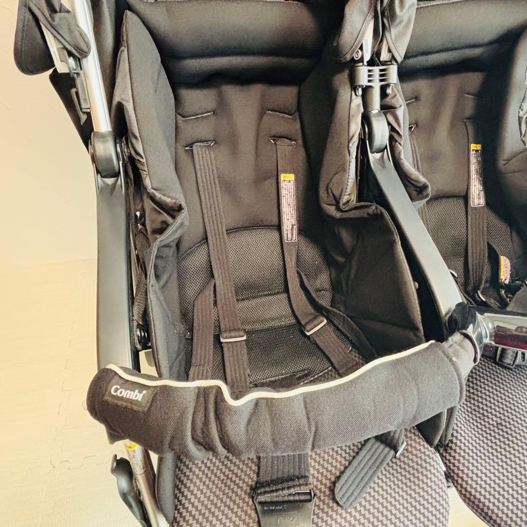 combiコンビツインスピン 2人乗り双子 取扱説明書付属