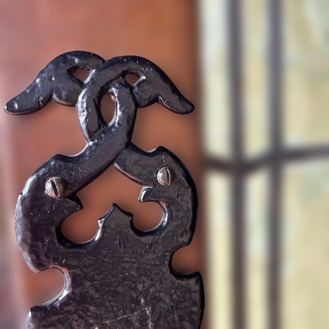 イギリスアンティーク アイアン ドアプレート ドアフィンガープレート カントリー