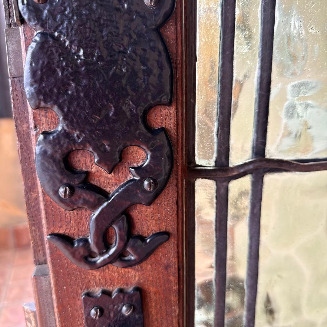 イギリスアンティーク アイアン ドアプレート ドアフィンガープレート カントリー