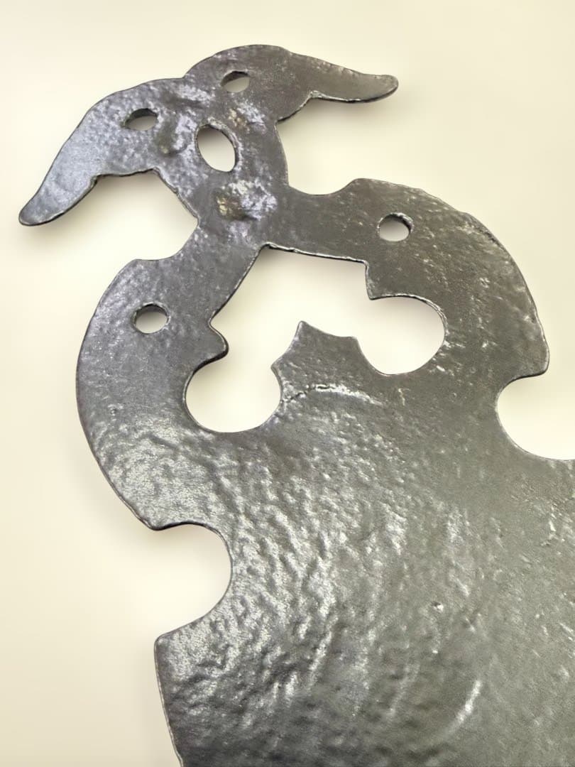 イギリスアンティーク アイアン ドアプレート ドアフィンガープレート カントリー