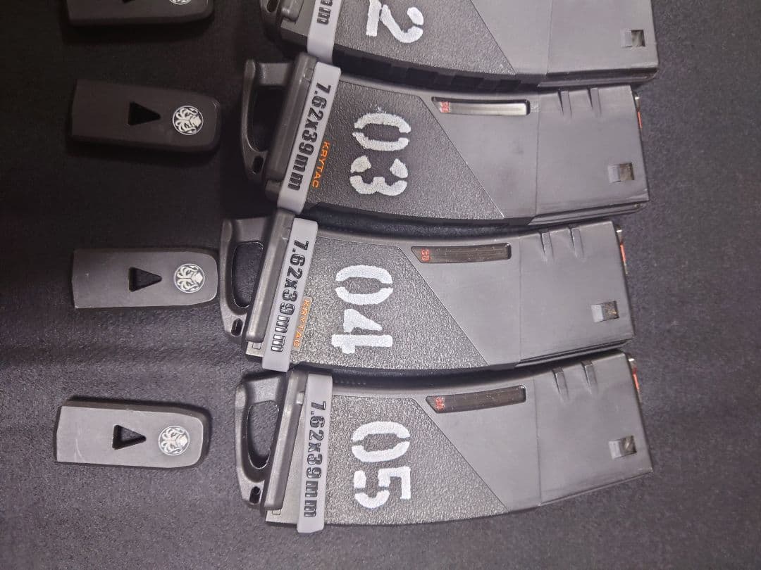 【KRYTAC】M4 ポリマーマガジン[150連]BKノーマルマガジン