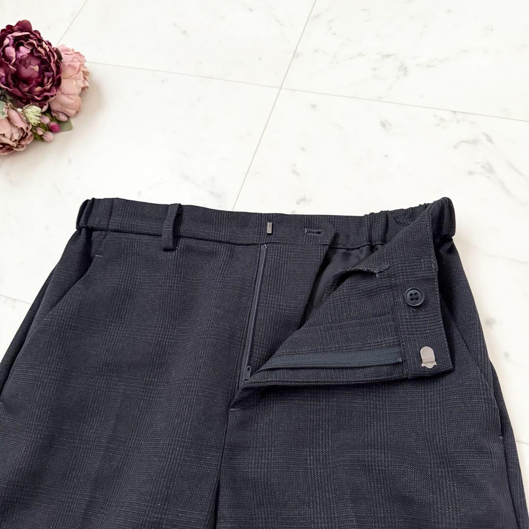 極美品❤️ユナイテッドアローズ　パンツスーツ　セットアップ　ノーカラー　M