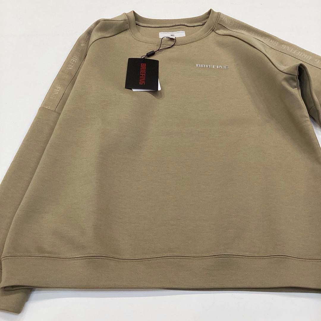 BRIEFING 新品　WS WARM LOGO LINE CREWNECK S
