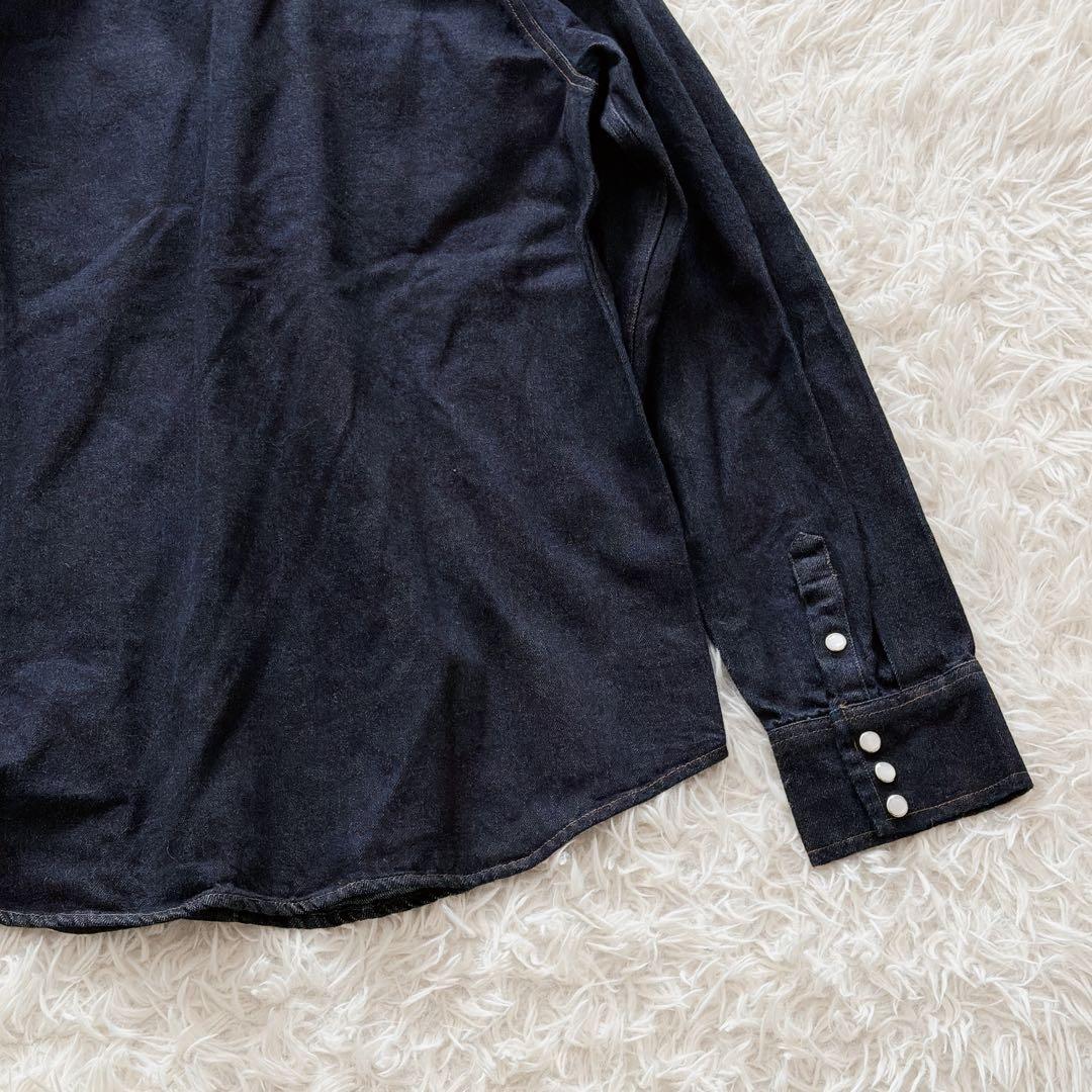 タグ付き✨XLサイズ RRL ラルフローレン デニム ウエスタンシャツ スナップ