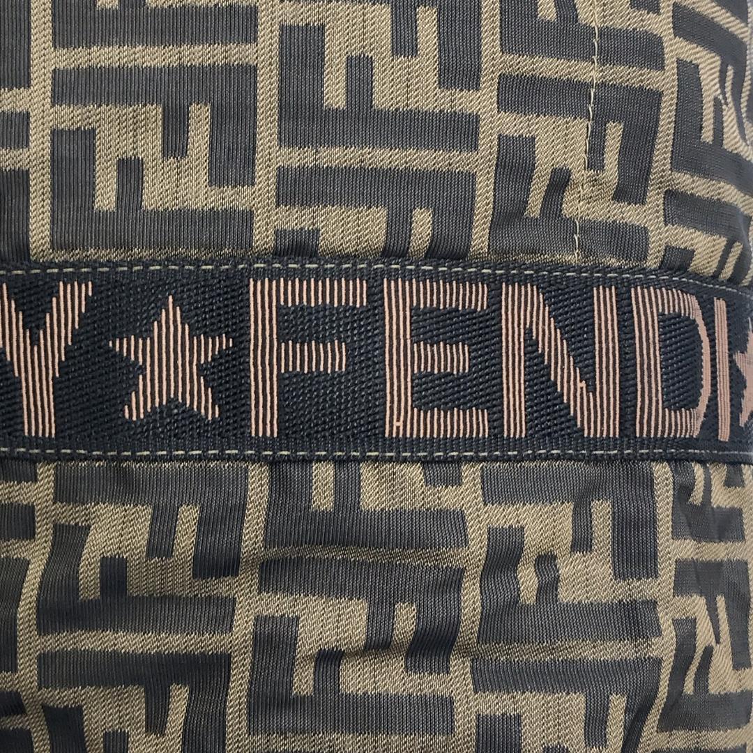 FENDI フェンディ ボストンバッグ 旅行カバン ズッカ柄 FFロゴ 大容量