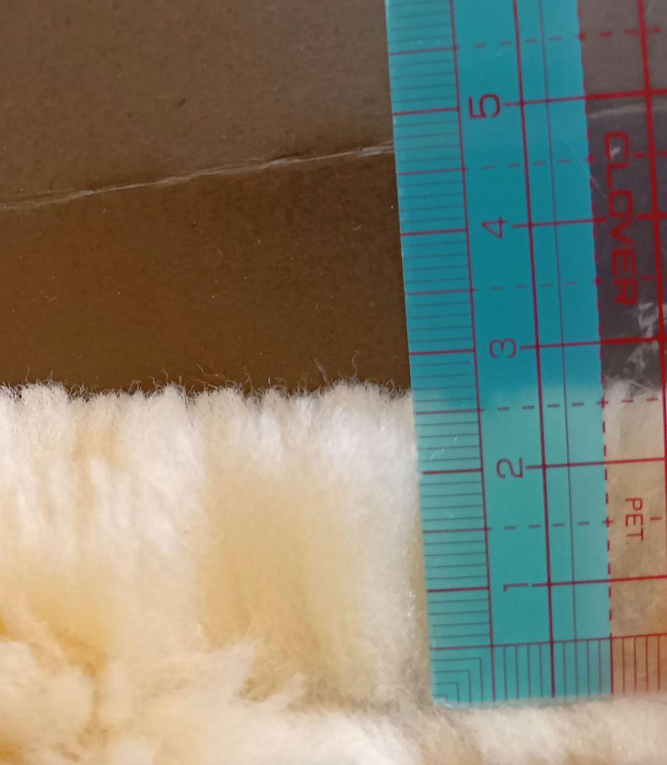 クリーニング済　ムートンライフ　　　ムートンシーツ　シングルサイズ　あったか寝具