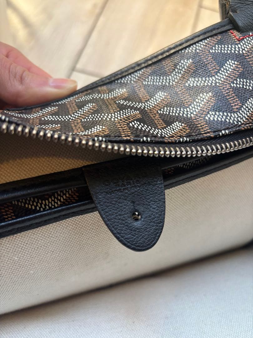 【値段交渉可】GOYARDゴヤール　アルトワMM トートバッグ　ジップ付