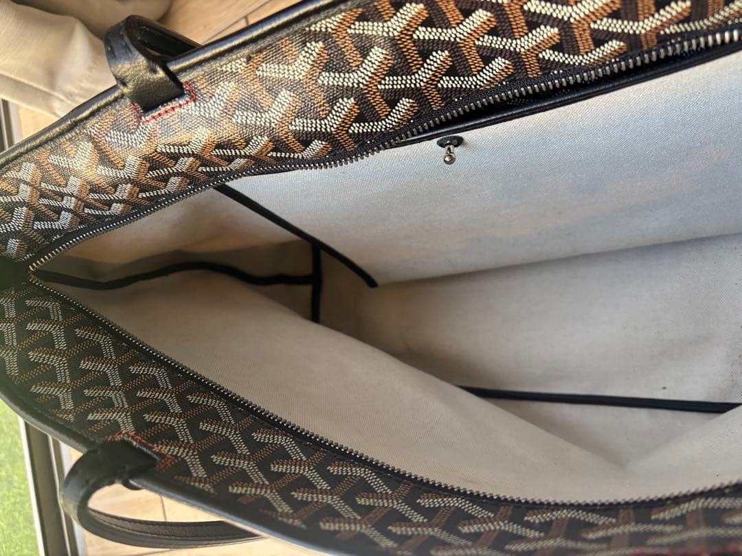 【値段交渉可】GOYARDゴヤール　アルトワMM トートバッグ　ジップ付