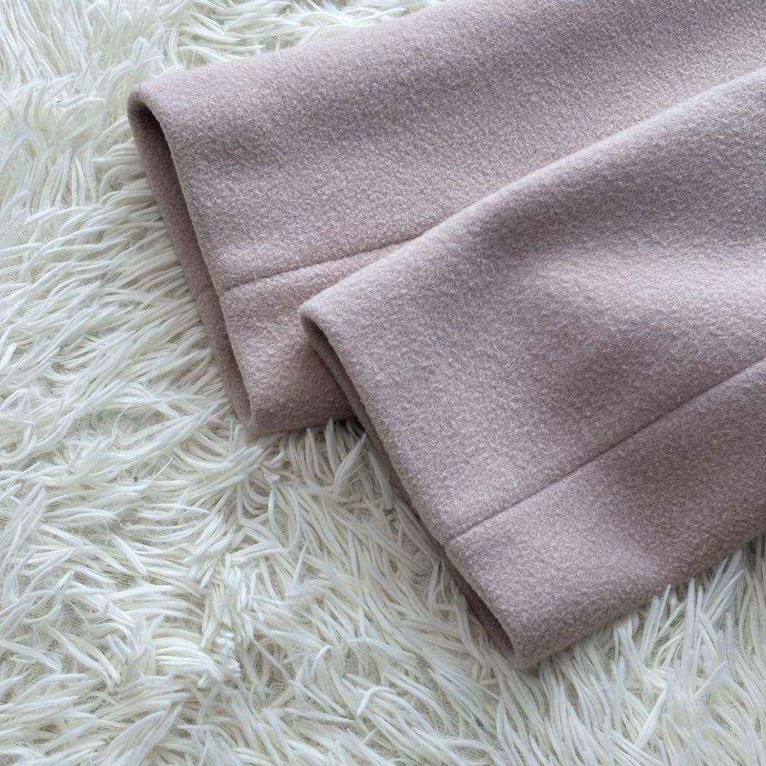 美品✨ アニュアンス 2022年 ビッグカラーリバーコート マキシ丈 毛100%