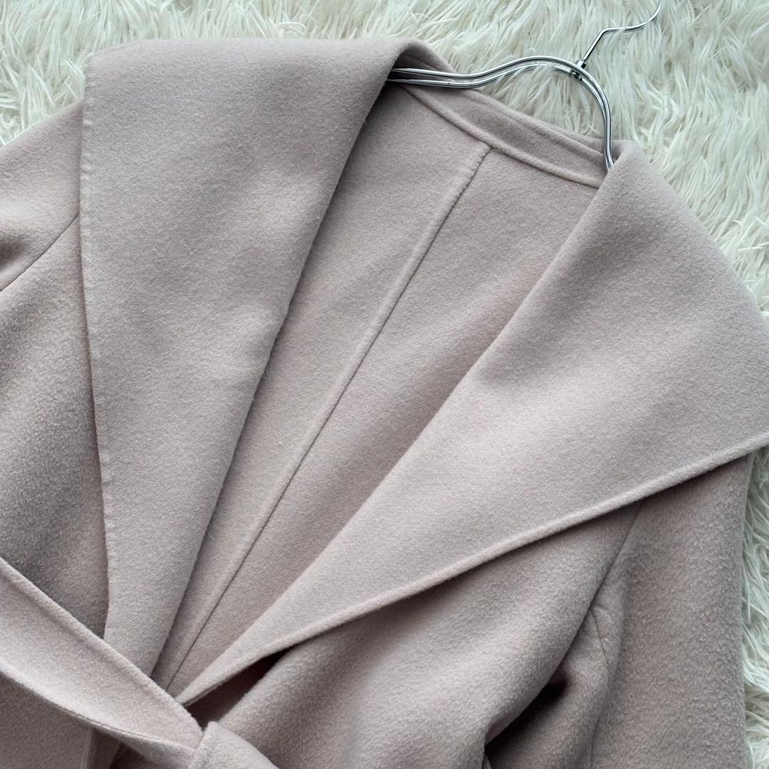 美品✨ アニュアンス 2022年 ビッグカラーリバーコート マキシ丈 毛100%