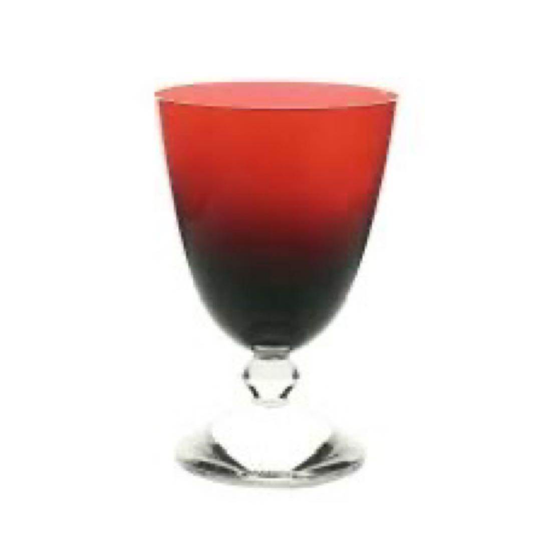 ⚠️購入しないでください！　バカラ ベガ スモールグラス レッド 1点 その②