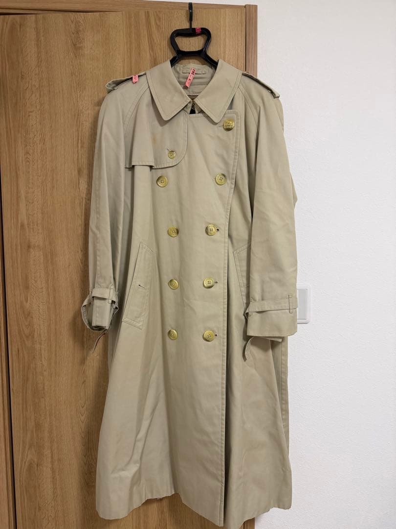 BURBERRY バーバリー　トレンチコート　ベルト　ノバチェック　メンズ　XL