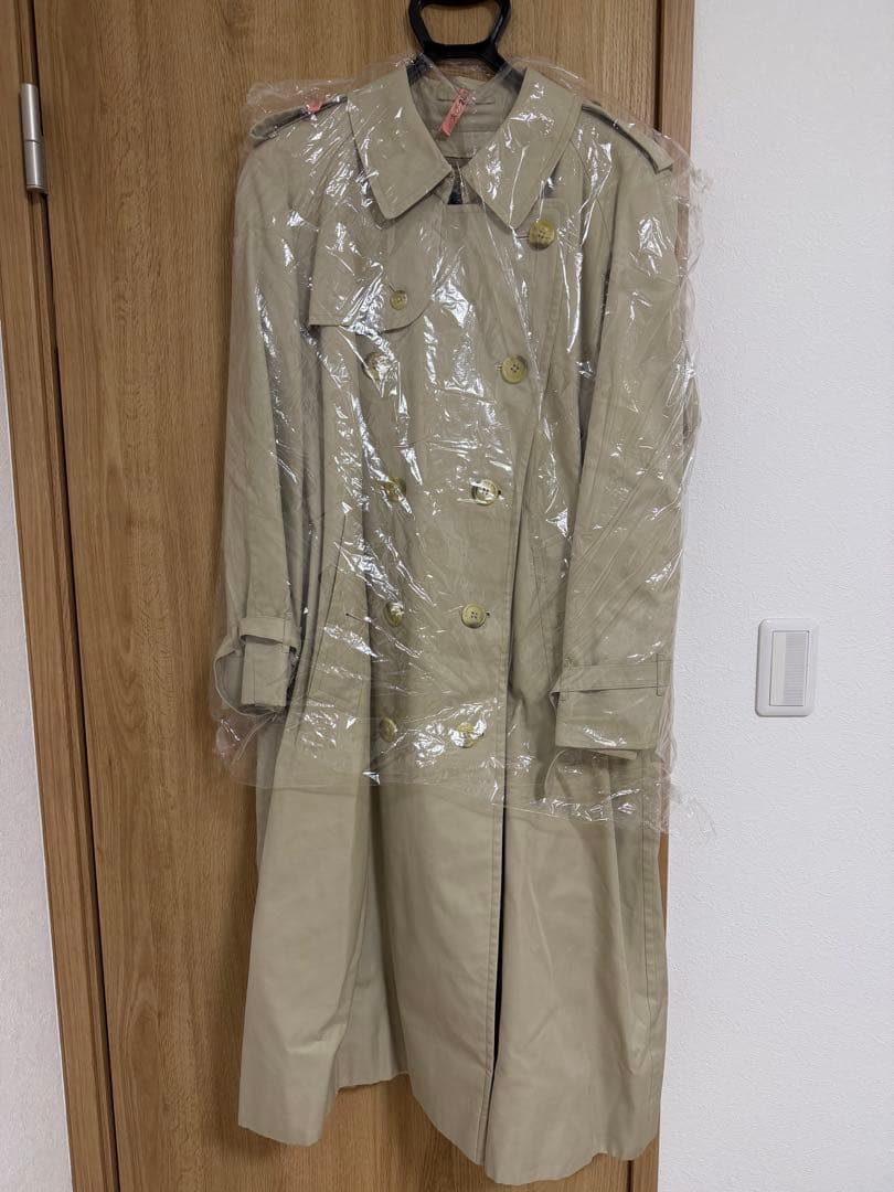 BURBERRY バーバリー　トレンチコート　ベルト　ノバチェック　メンズ　XL