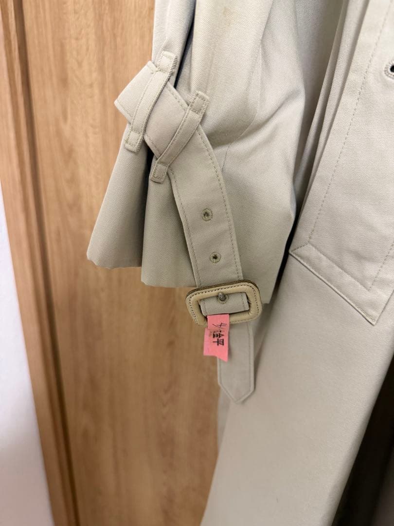 BURBERRY バーバリー　トレンチコート　ベルト　ノバチェック　メンズ　XL