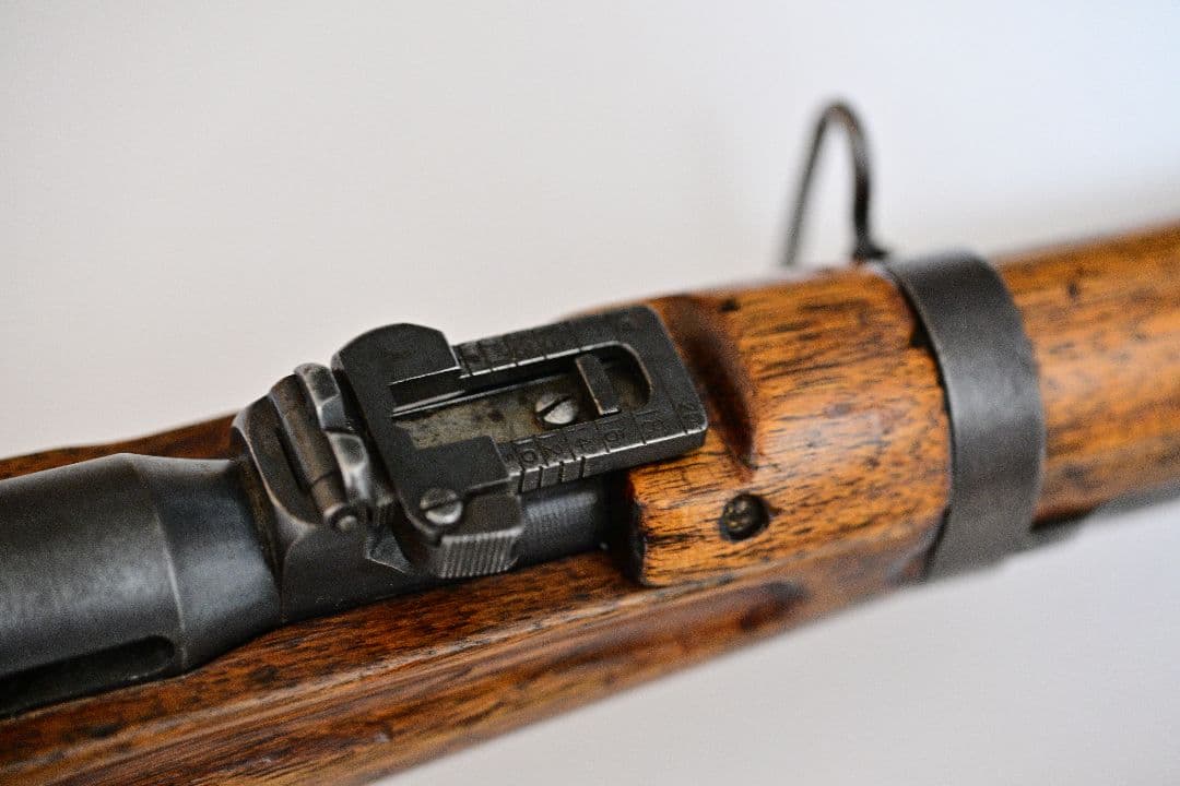 無可動　美術品　三八式騎兵　ボルトアクション　木製ストック　日本軍　将校　陸軍