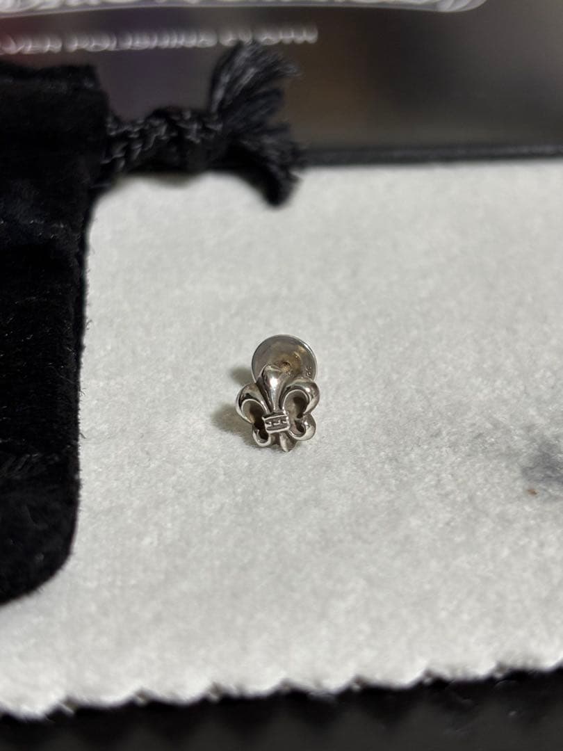 CHROME HEARTS クロムハーツ BSフレア スタッド ピアス 片耳用